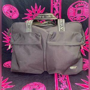 Burberry Fragrance Overnight Bag Messenger Duffle Designer Streetwear Bag Brown